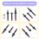 Exhaust Manifold Stud Bolt Nut Kit Hardware 650531 10