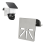 Security Cameras Roof Gutter Special Bracket Mount 6