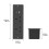 UK Plug Black Recessed Power Strip, 2 UK Outlets + USB-C/USB-A 5