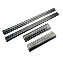 4Pcs Front Rear Inner Door Sill Pedal Trim Cover f