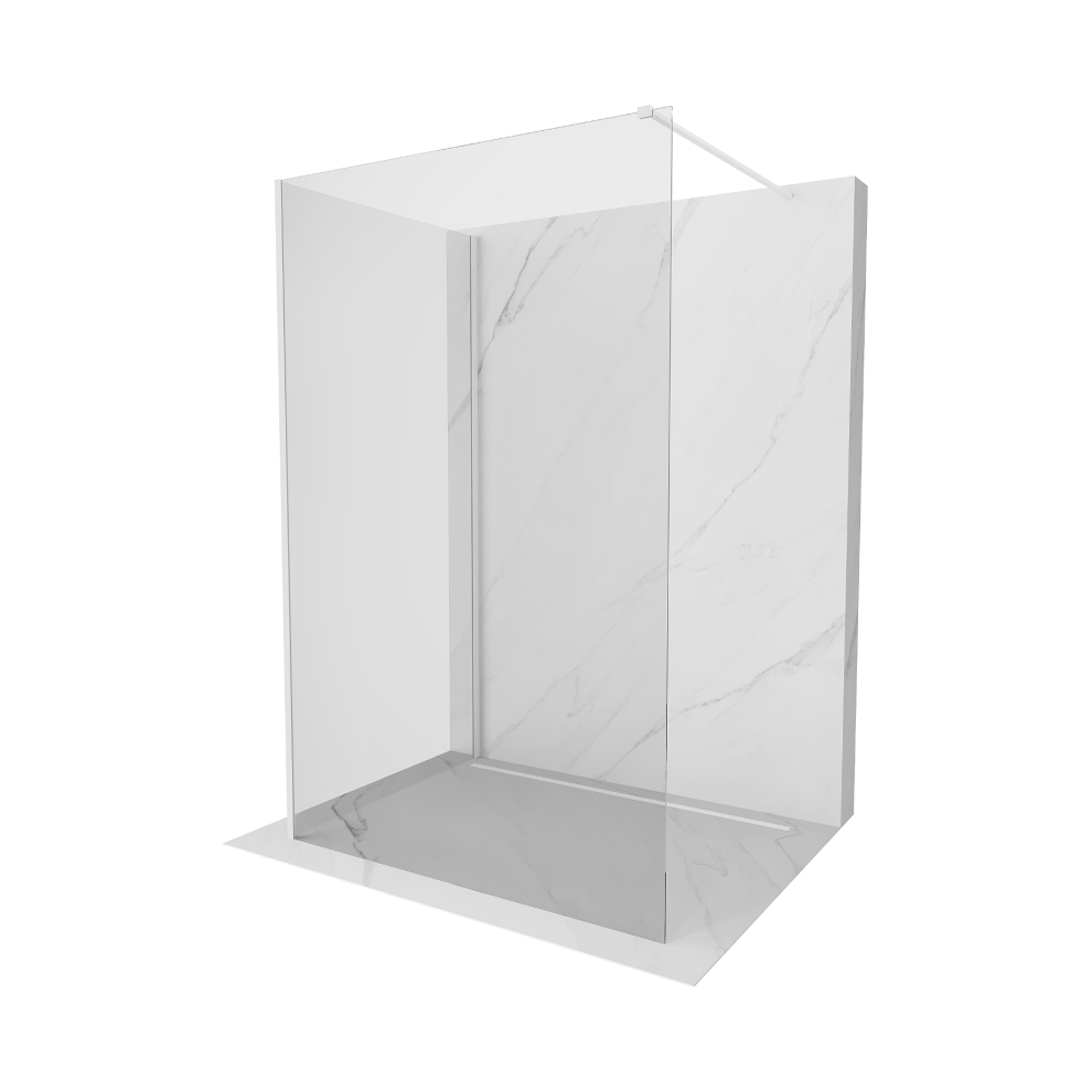 Mexen Kioto Sprchová StěNa Walk-In 110 X 95 Cm, Transparentní, BíLá - 800-110-212-20-00-095-image