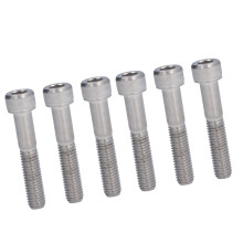 Bulloni in acciaio inossidabile M10x65 a testa esagonale, 10 pezzi, A2‑70, macchinari industriali