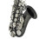 Bb Soprano Saxophone Sax Brass Material Black 6