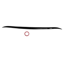 Universeller Gloss Black Autohintere Kofferraumspoilerlippe UV-beständiger Gummispoiler Flügel 120cm x 4cm / 47,24 Zoll x 1,57 Zoll