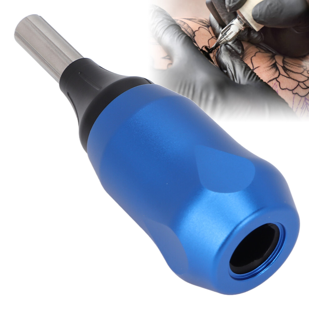 Professionelle Patronen-Tattoo-Griffe Einstellbare NadelläNge Aluminiumlegierung Tattoo-Halter Blau-image