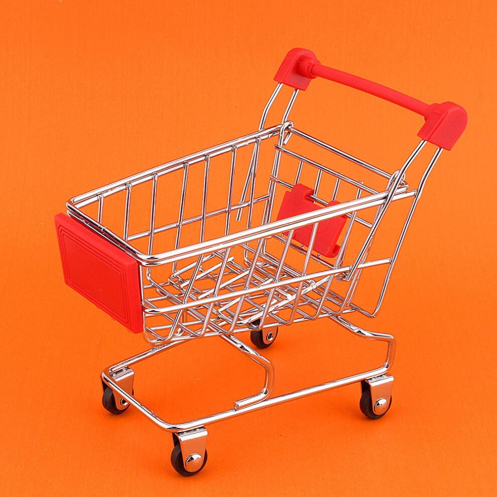 Mini Shopping Trolley Supermarket Cart Pet Toy