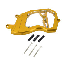Vorderrad Zahnkranzabdeckung CNC-Aluminiumlegierung Kettenaufkleber Schutzhülle Motorradzubehör Austausch für ZX6R 2009‑2021 Gold