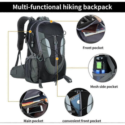 30L Hiking Bakcpack Water Resistant Travel Backpack Lightweight Small Daypack 1