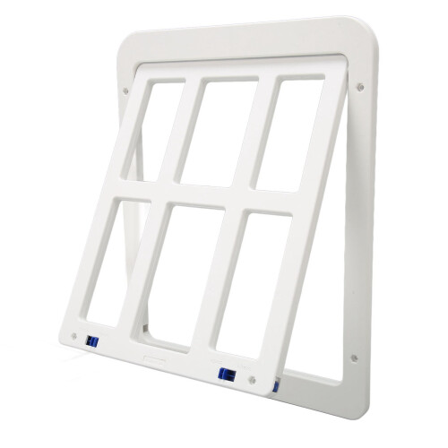 Dog Screen Door Lockable Pet Screen Door Double 2