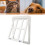 Dog Screen Door Lockable Pet Screen Door Double 11