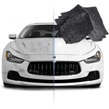 3PCS Nano Magic Cloth Scratch Remover, Nano Cloth Scratch Remover with Disposable Gloves, Easily Repair Paint Scratches and Water Spots