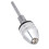 Keyless Drill Chuck Adapter 1/8in Shank, 0.3–3.4mm Clamping Range, Silver 13