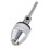 Keyless Drill Chuck Adapter 1/8in Shank, 0.3–3.4mm Clamping Range, Silver 10