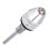 Keyless Drill Chuck Adapter 1/8in Shank, 0.3–3.4mm Clamping Range, Silver 8