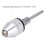 Keyless Drill Chuck Adapter 1/8in Shank, 0.3–3.4mm Clamping Range, Silver 12