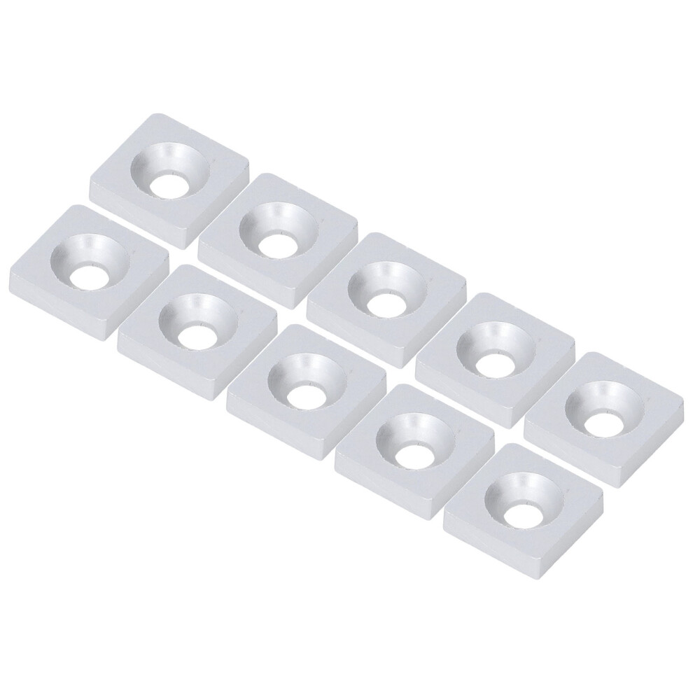 10Pcs Aluminium Alloy Profile End Caps For Cnc Equipment Silver Cover Plates 4631342808021