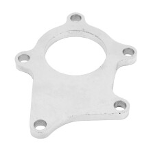 Turbolader-Auspuffplatte mit 5 Schrauben, schweißbar, T-304 Edelstahl, Downpipe-Flansch, universell für T3 T4