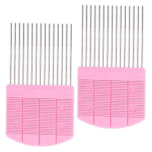 2pcs Paper Comb Knitter Quilling Starter Kit for Beginners - Metal Paper Quilling Tools, Paper Rolling Machine, Quilling Board