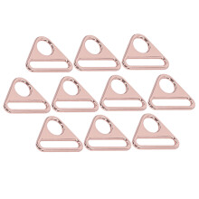 10 pezzi 38 mm Fibbia regolabile in lega di zinco Oro rosa
