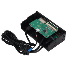 Powered USB Hub 5.25in, 11 Slots, 5Gbps Speed, Card Reader