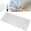 Teclado mini de 78 teclas blanco 2xAAA 285x120x18mm 16