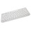 Mini Wireless Keyboard 78 Keys Ultra Thin Portable for Multiple OS White 14
