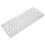 Mini Wireless Keyboard 78 Keys Ultra Thin Portable for Multiple OS White 16