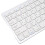 Teclado mini de 78 teclas blanco 2xAAA 285x120x18mm 4