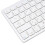 Mini Wireless 78-Key Ultra Thin White Keyboard for Windows, Mac, Android 6