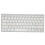 Mini Wireless Keyboard 78 Keys Ultra Thin Portable for Multiple OS White 6
