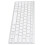 Mini Wireless 78-Key Ultra Thin White Keyboard for Windows, Mac, Android 16