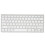 Mini Wireless 78-Key Ultra Thin White Keyboard for Windows, Mac, Android 7