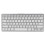 Mini Wireless Keyboard 78 Keys Ultra Thin Portable for Multiple OS White 2