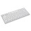 Ultra Thin Wireless Mini Keyboard 78 Keys White for iOS Android Windows 4
