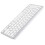 Mini 78-Key Wireless Keyboard Ultra Thin Portable White for Windows Android iOS 6