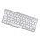 Mini 78-Key Wireless Keyboard Ultra Thin Portable White for Windows Android iOS 1