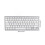 Mini 78-Key Wireless Keyboard Ultra Thin Portable White for Windows Android iOS 4