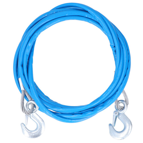 Trailer Safety Break Cable 5m x 12mm, 7t Hook Release 1