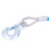 Trailer Safety Break Cable 5m x 12mm, 7t Hook Release 10