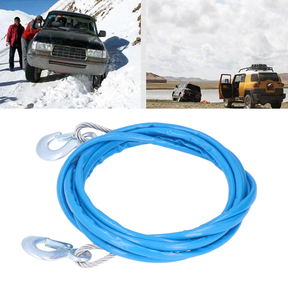 Trailer Safety Break Cable 5M X 12Mm, 7T Hook Release Light 6951342810991