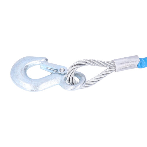Trailer Safety Break Cable 5m x 12mm, 7t Hook Release 2