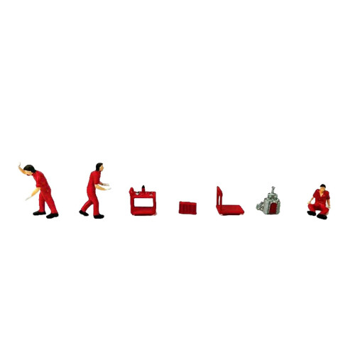 (red) Realistic 1/64 Miniature People Figurines Accessories DIY Projects 1
