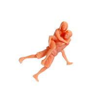 (Style G) 1/64 Unpainted Figure Model Couple Resin 1/64 Couple Figures