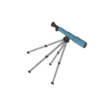 (Blue Telescope, 3cm) RACE MEDAL 1/64 Scale Figure Outdoor BBQ Scenes Layout Blue Tent
