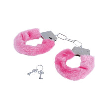Adult pink fur handcuffs