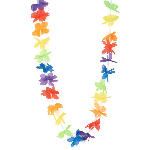 Rubies Multicolored Welcome Hawaiian Necklace
