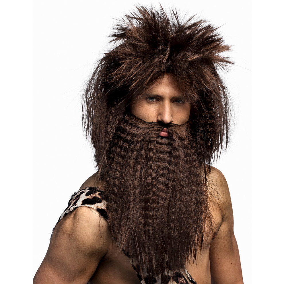 Rubies Caveman Wig And Beard Brown