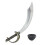 Rubies Plastic pirate saber and eye patch 1