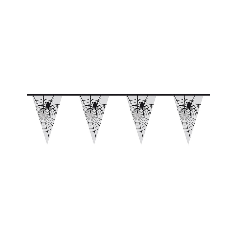 Rubies 6M Halloween Clear Spider Garland