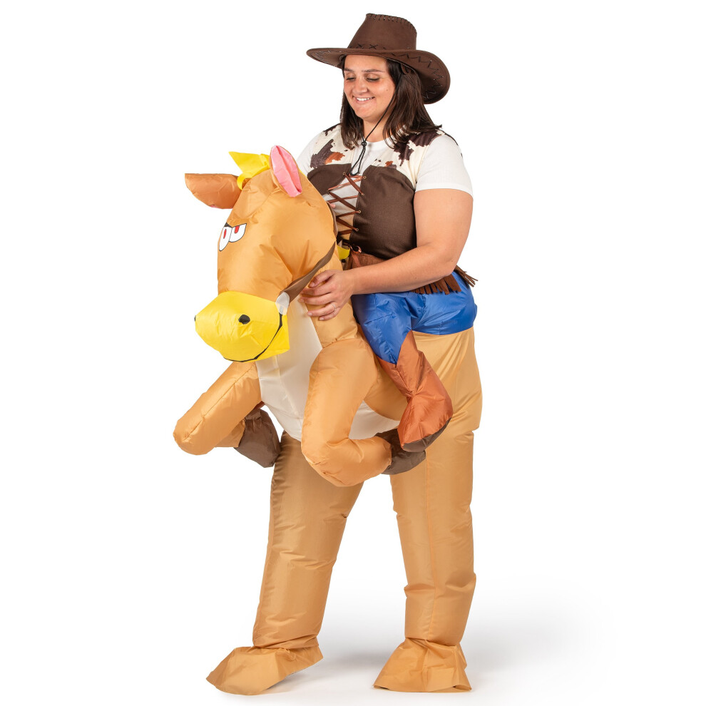 Rubies Adult Inflatable Horse Costume